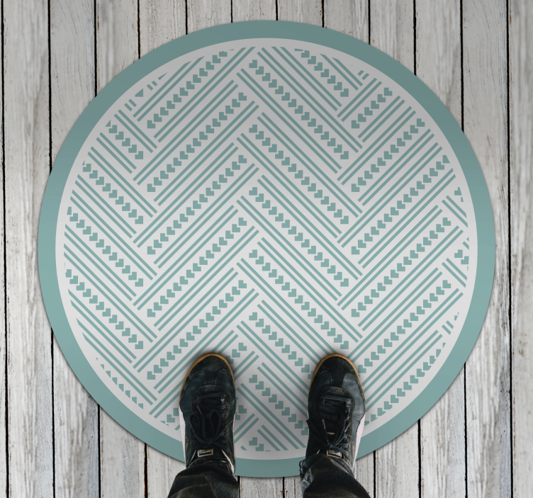 Crossing Lines  modern rug - TenStickers