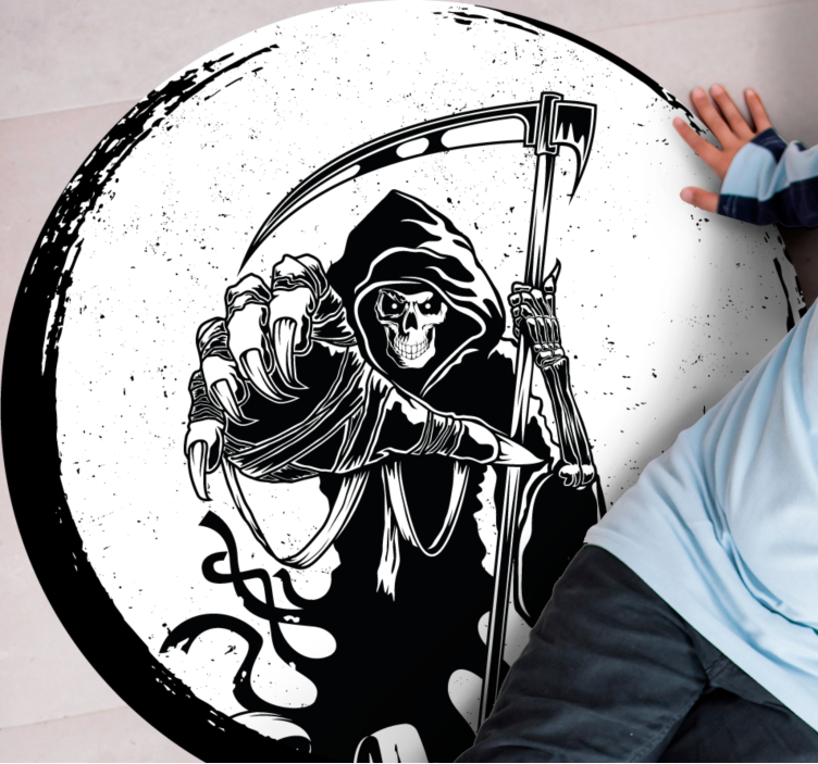 Evil silhouette original decal halloween rugs - TenStickers