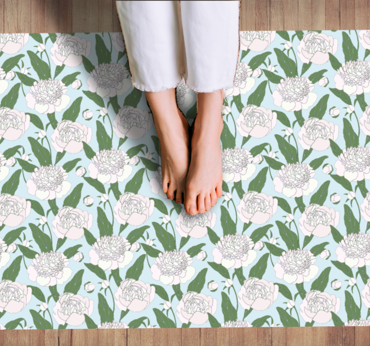 Floral Bloom Elegance carpet roses - TenStickers