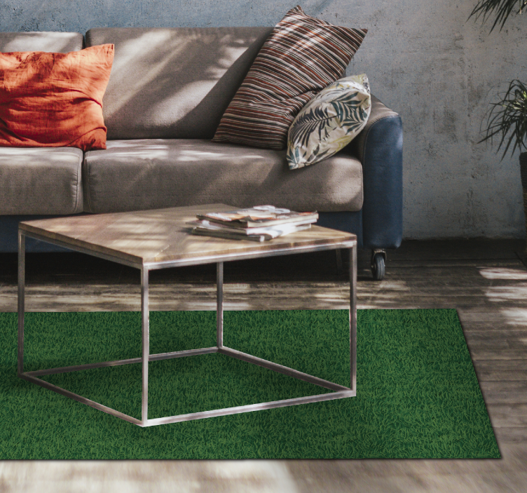Grass Textured Surface textured vinyl rug - TenStickers