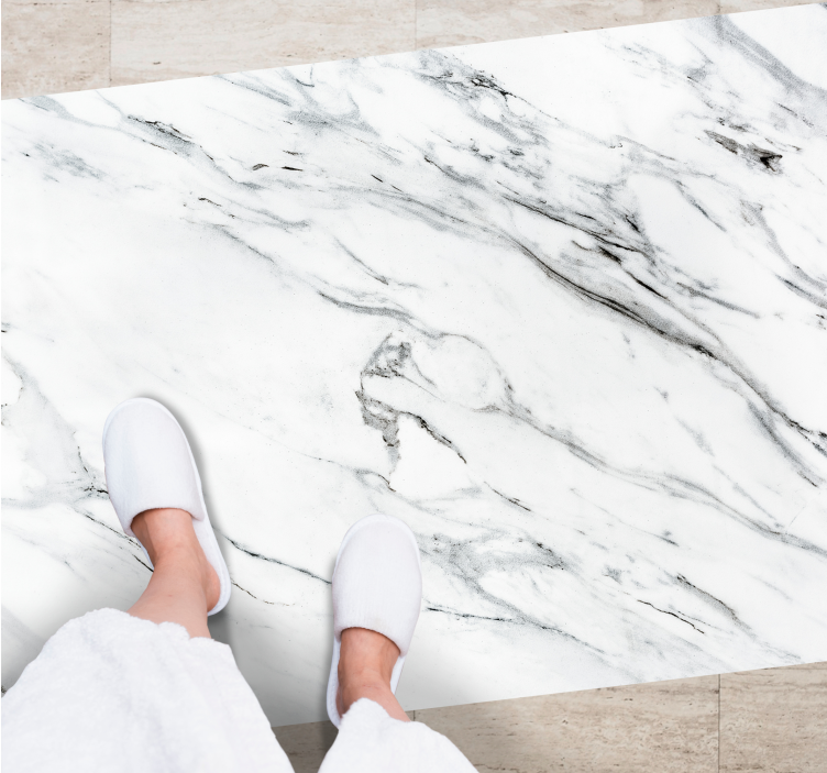 Marble "Industrial Style" living room rug - TenStickers