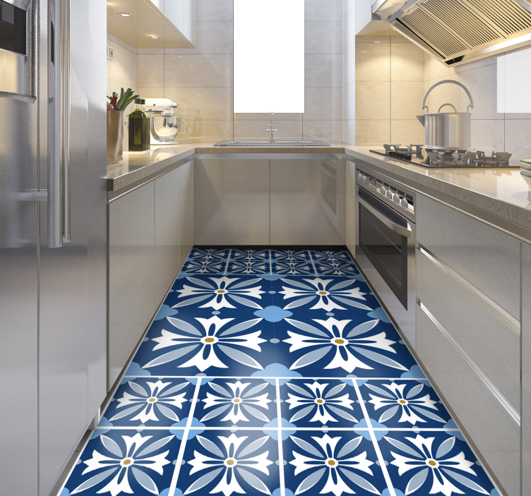 mosaïque Helena runner mosaic floor tiles - TenStickers