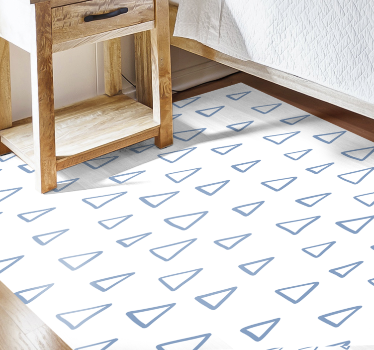 Nordic triangles geometric rugs - TenStickers