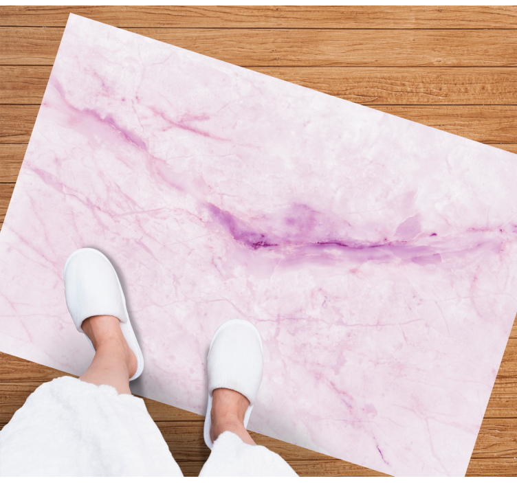 purple marble  bathroom flooring - TenStickers