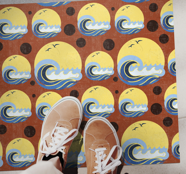 Seaside Imagery vinyl rug - TenStickers