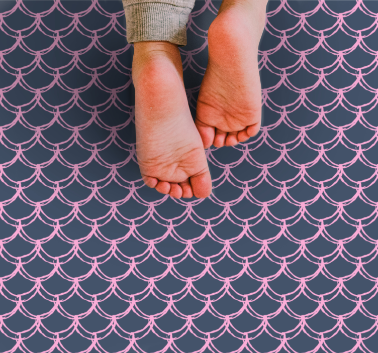 Stylish Starry Pattern star vinyl rug - TenStickers