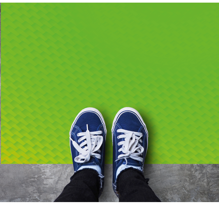 TEXTURED GREEN SURFACE wood vinyl rug - TenStickers