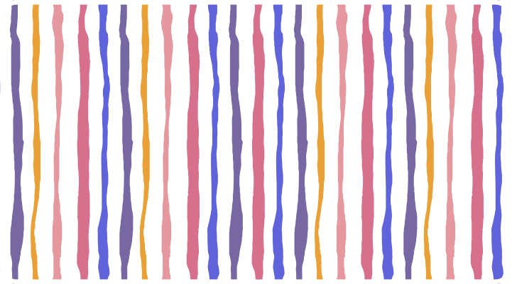 Colourful wide stripes bathroom vinyl rug - TenStickers