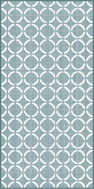 Old Style Green kitchen vinyl rug - TenStickers