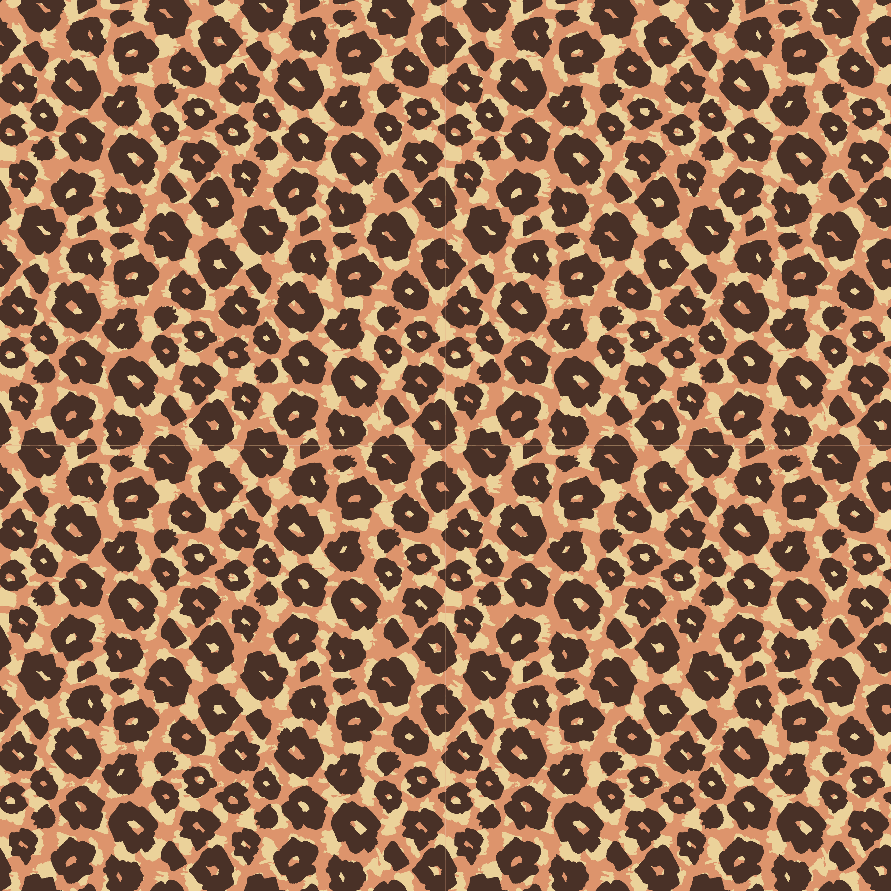 Velvety classic leopard imitation animal vinyl rug - TenStickers