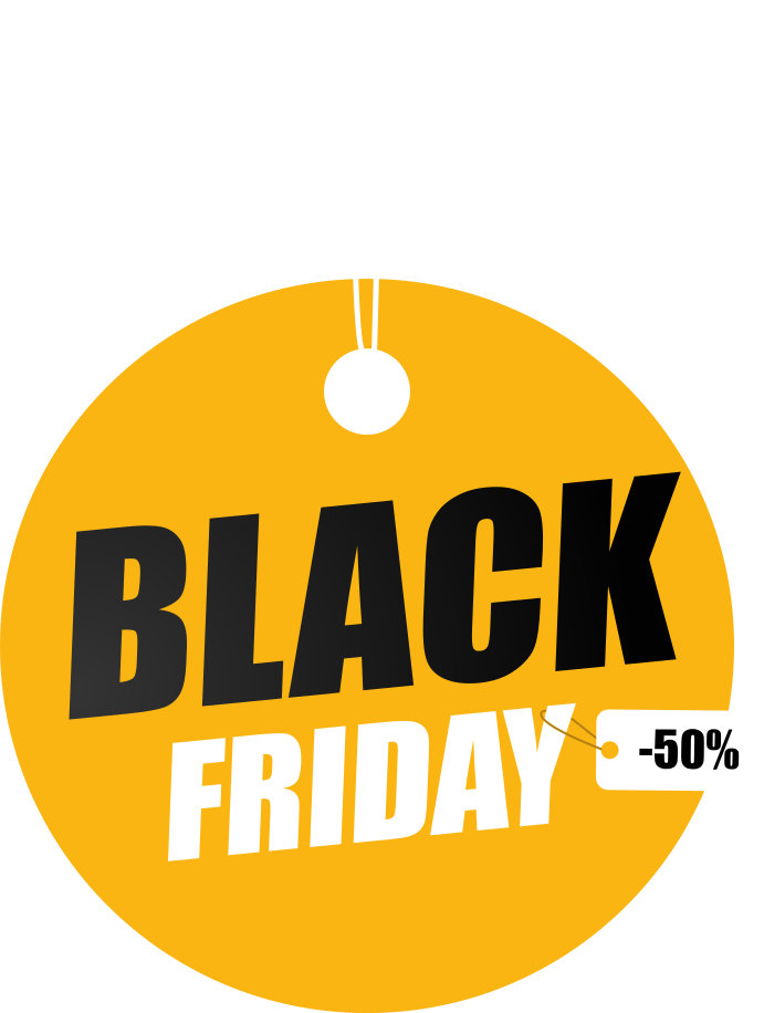 Black friday vinyl rug personalised circle rug - TenStickers
