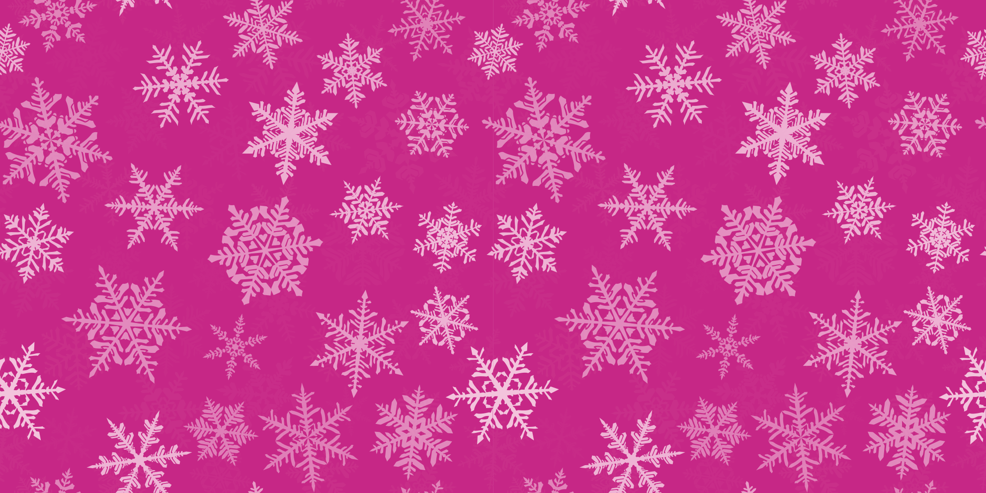 Christmas vinyl rug snowflake pattern design - TenStickers