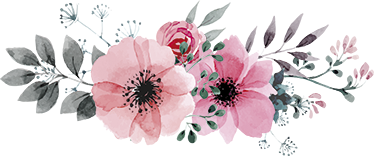 Flower vinyl rug aquarella poppies - TenStickers