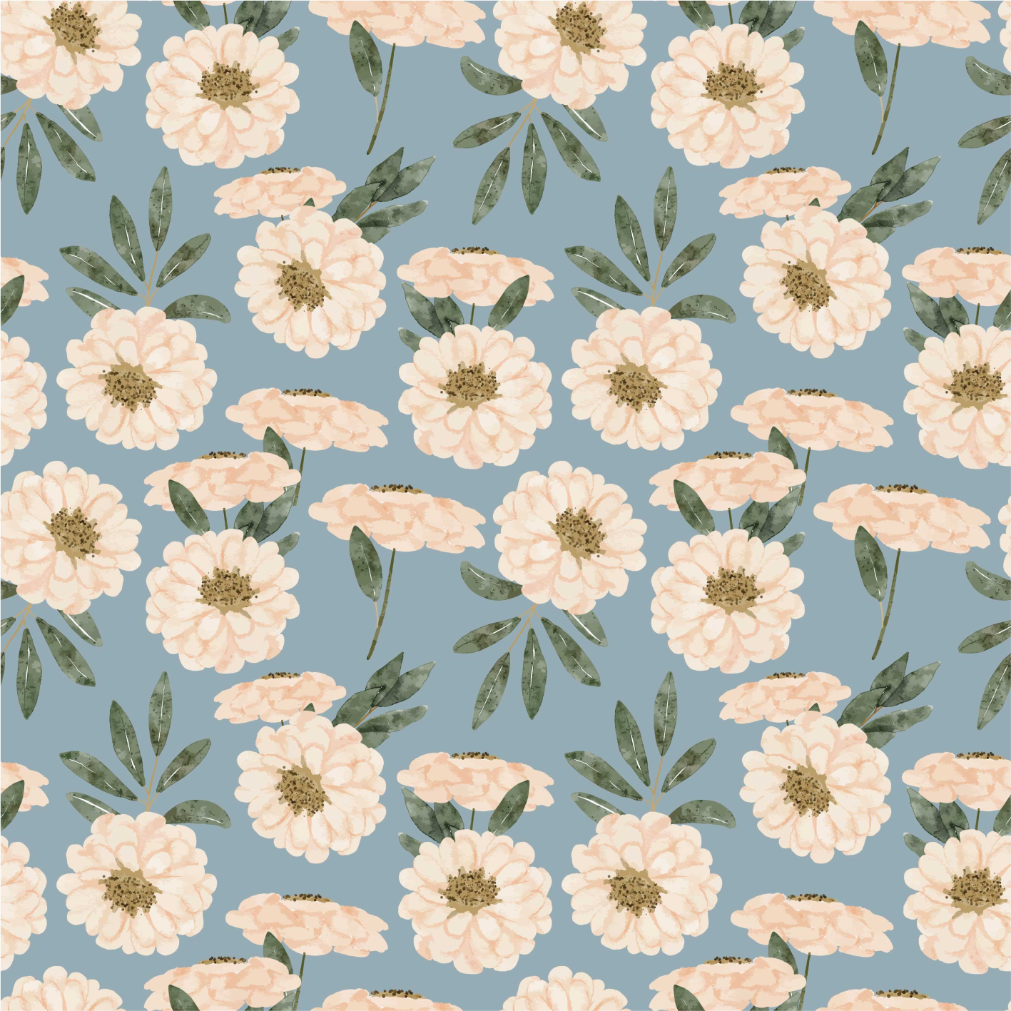 Exotic bloom flower vinyl rug - TenStickers
