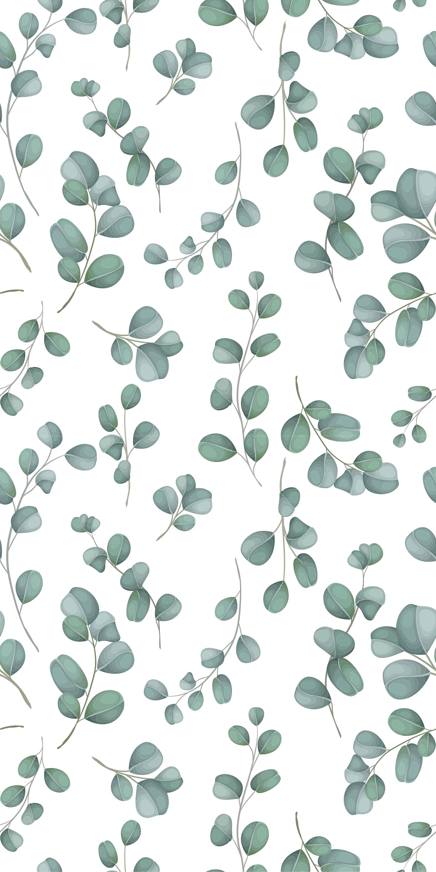 Flower vinyl rug elegant seamless floral pattern - TenStickers