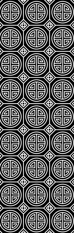 Bathroom vinyl rug japanese minimalism design - TenStickers