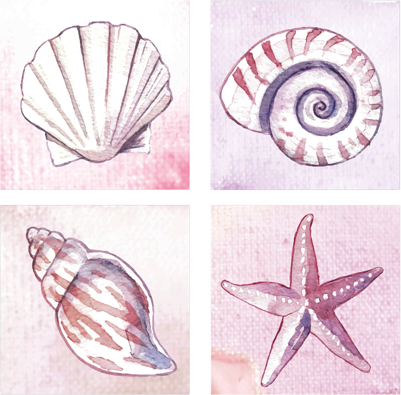 Sea life bathroom vinyl rug - TenStickers