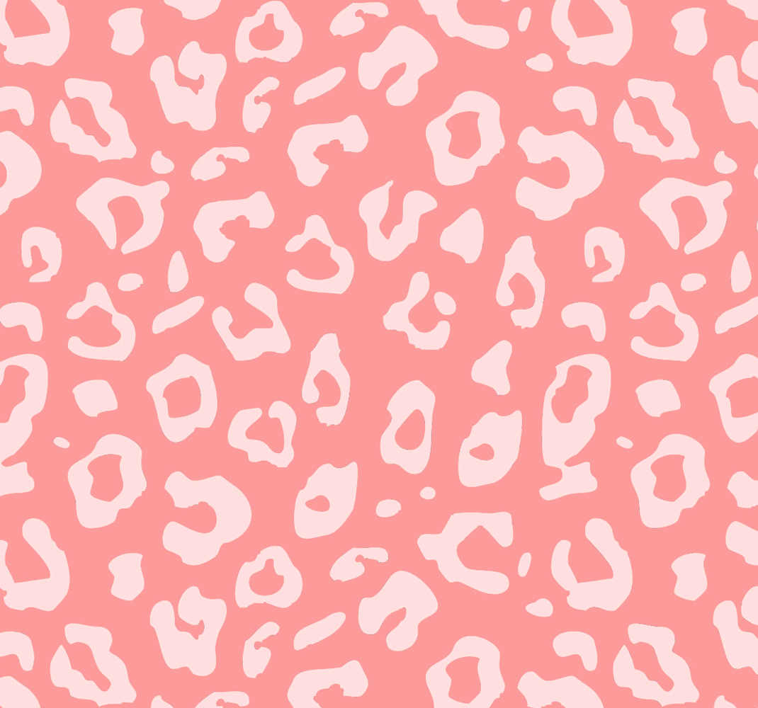 Animal print vinyl rug in pink leopard texture - TenStickers