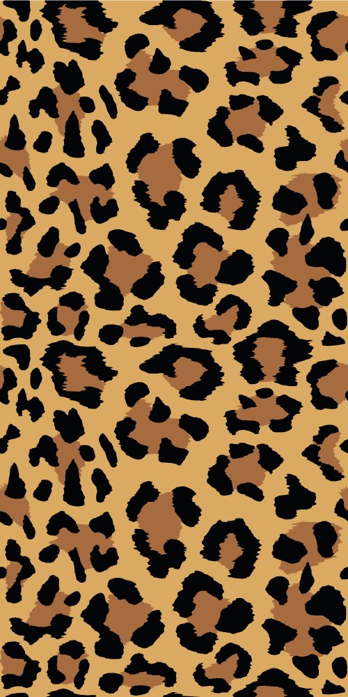 Animal print vinyl rug in panther print - TenStickers