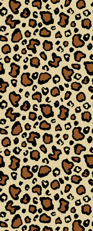 Animal print vinyl rug classic leopard print - TenStickers
