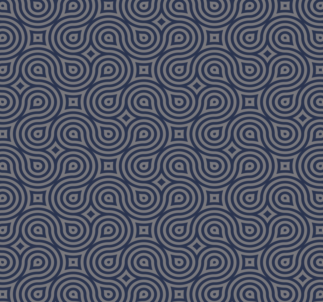 Geometric vinyl rug in blue geometric shapes - TenStickers