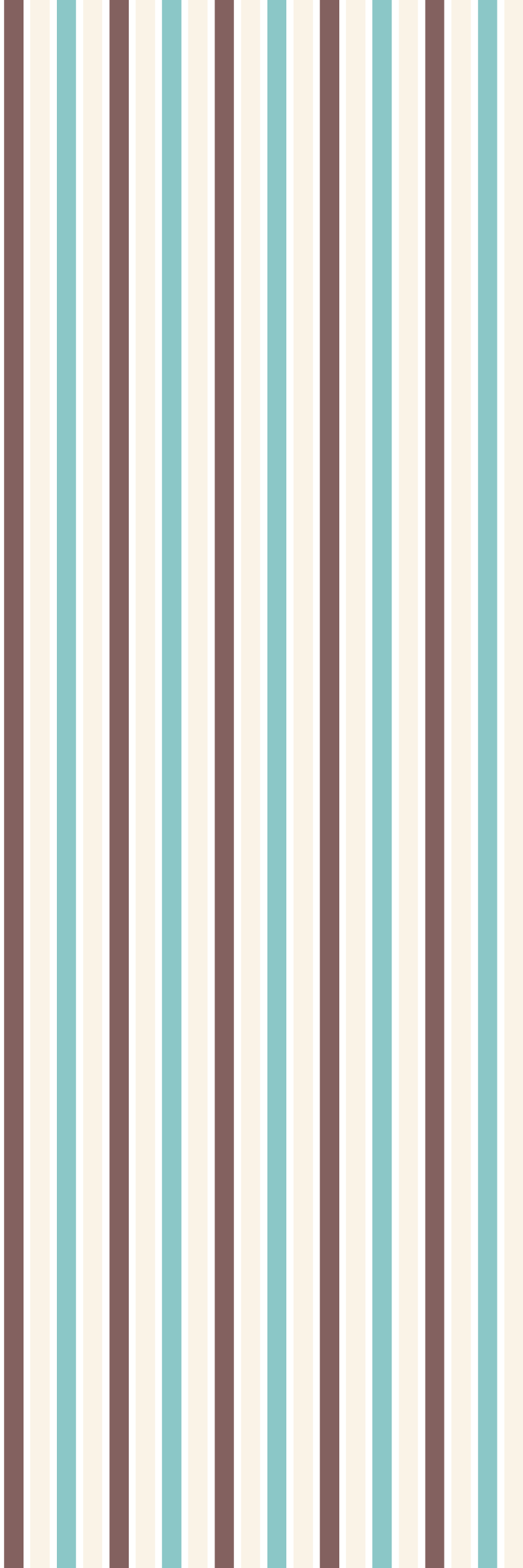 Bedroom vinyl rug retro blue and white design - TenStickers