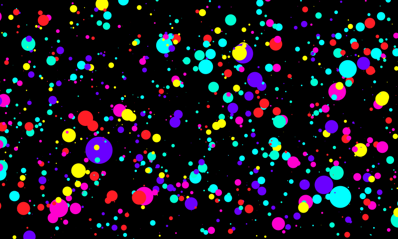 Geometric vinyl rug in vibrant bubble design - TenStickers