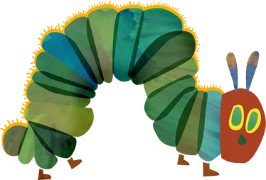 Kids vinyl rug never-ending appetite - TenStickers