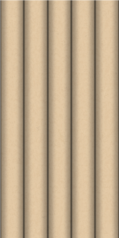Bathroom vinyl rug in brown tube minimalist design - TenStickers