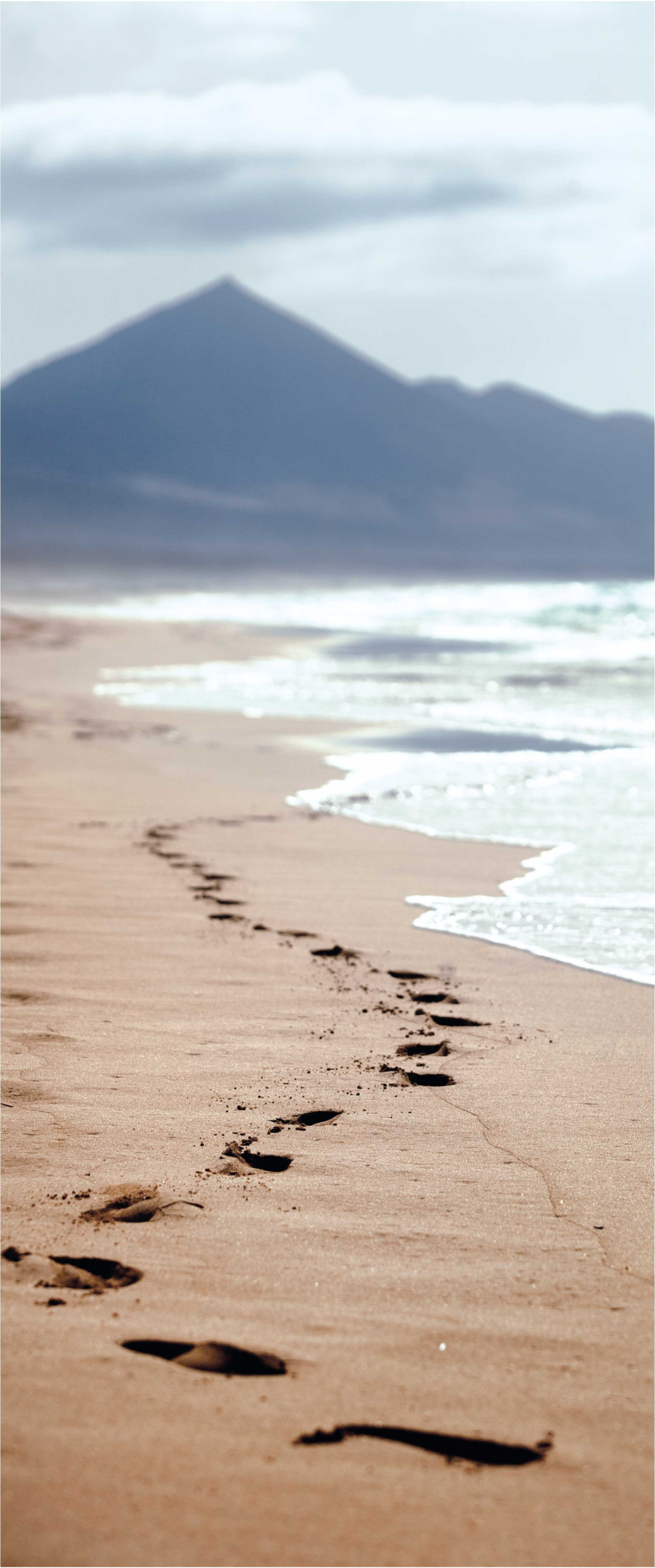 Bathroom vinyl rug beach footprint design - TenStickers