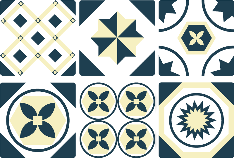 Kitchen vinyl rug alionsa tiles design - TenStickers