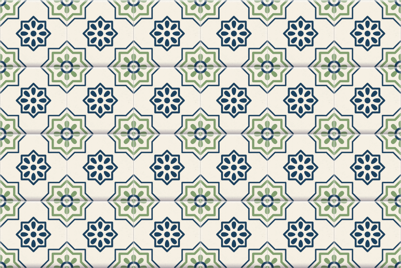 Kitchen vinyl rug kitchen tiles sticker - TenStickers