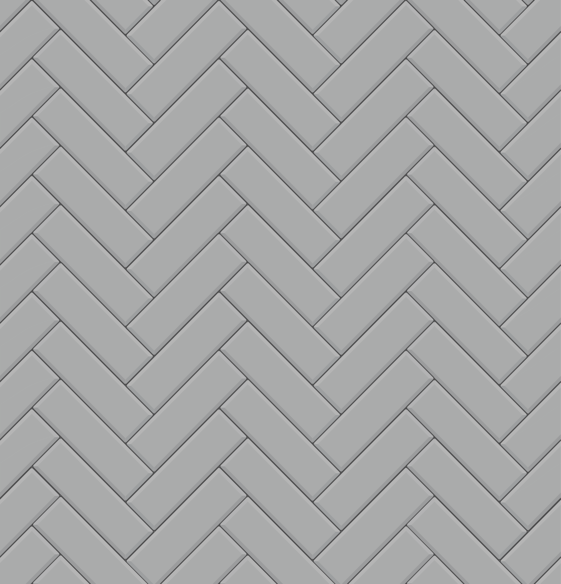 Kitchen vinyl rug in herringbone grey tiles - TenStickers