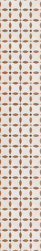 Kitchen vinyl rug with roman tile design - TenStickers