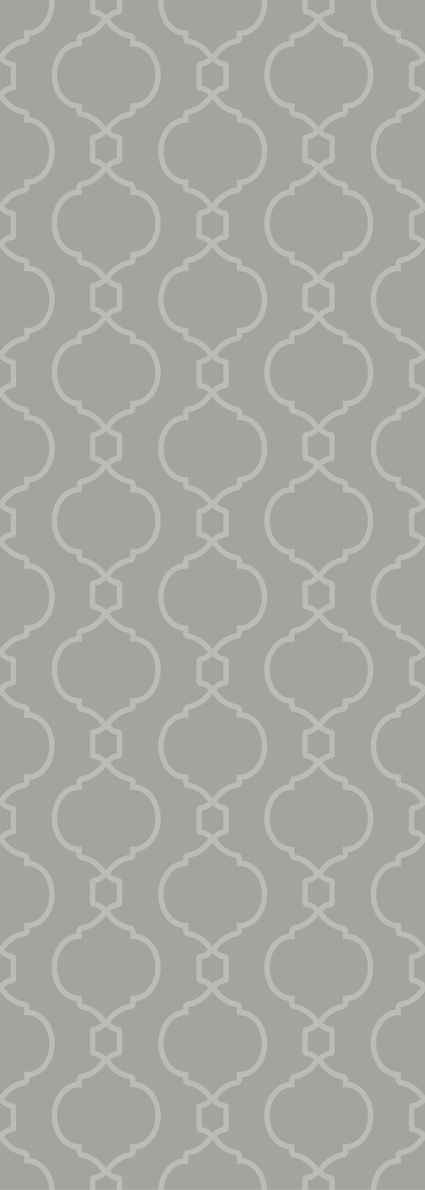 Bedroom vinyl rug in gray geometric hamptons pattern - TenStickers