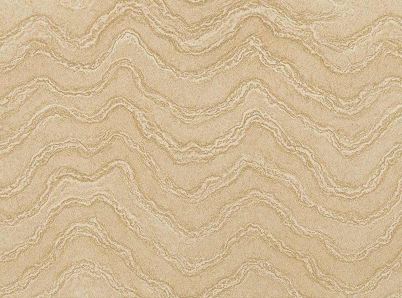Beige and gold marble stone effect bedroom vinyl rug - TenStickers