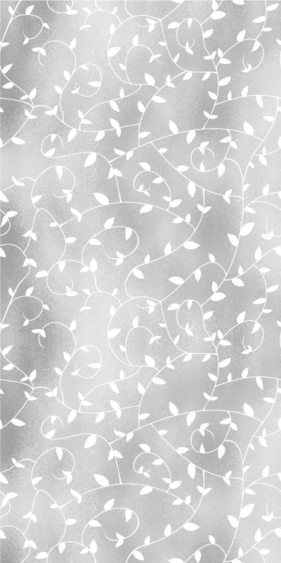 Office vinyl rug tree branches white silver design - TenStickers