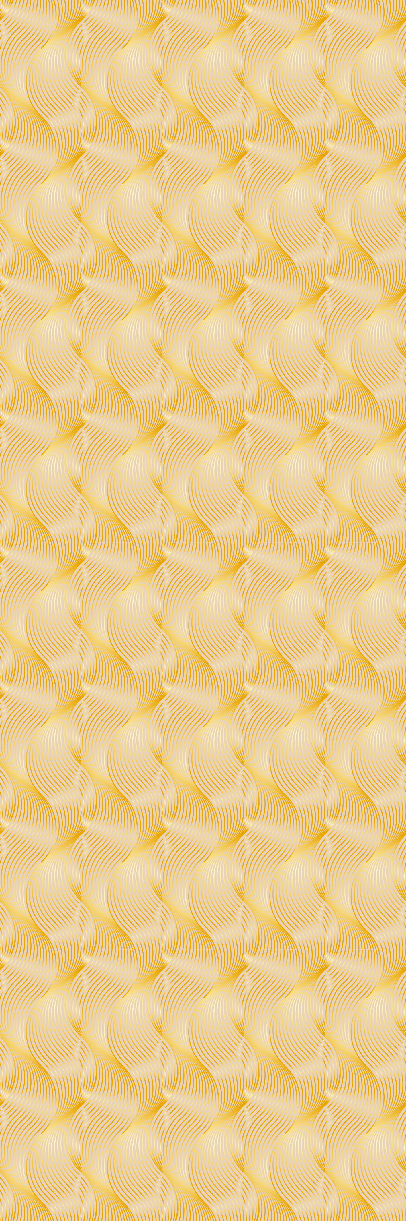 Office vinyl rug gold foil wave effect - TenStickers