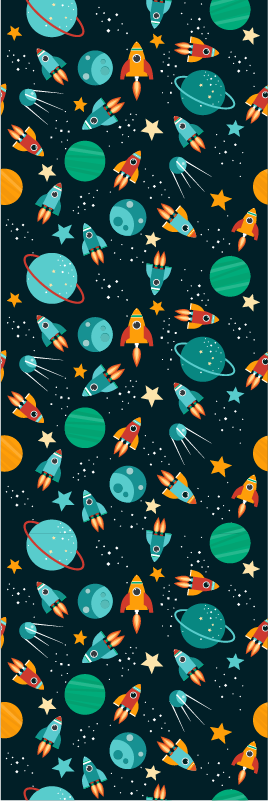 Bedroom vinyl rug adorable kids' design - TenStickers