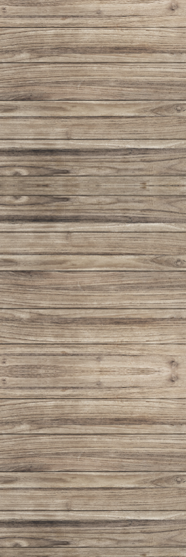 Bedroom vinyl rug gray rustic horizontal planks - TenStickers