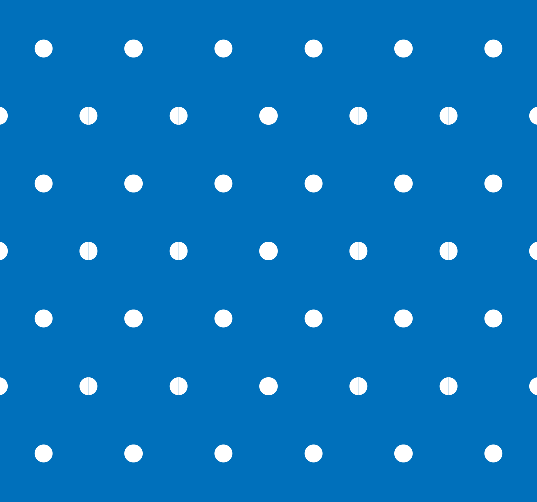 Bedroom vinyl rug with regular dots on blue background - TenStickers