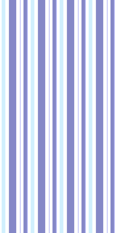 Thin vertical blue stripes bedroom vinyl rug - TenStickers