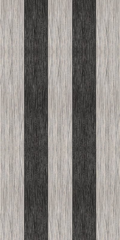 Bedroom vinyl rug in black and white wood effect - TenStickers