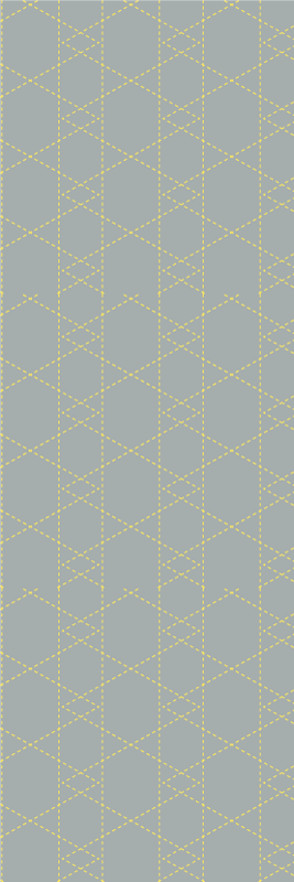 Bedroom vinyl rug in pantone origami triangles - TenStickers