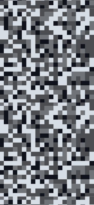 Bedroom vinyl rug in nordic grey square design - TenStickers