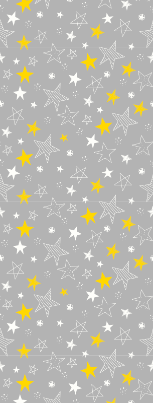 Bedroom vinyl rug in pantone stars design - TenStickers