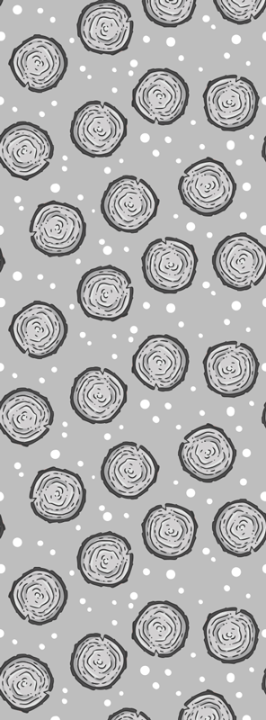 Bedroom vinyl rug nordic style alpine design - TenStickers