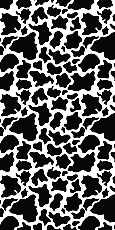 cowhide pattern design animal print rug - TenStickers