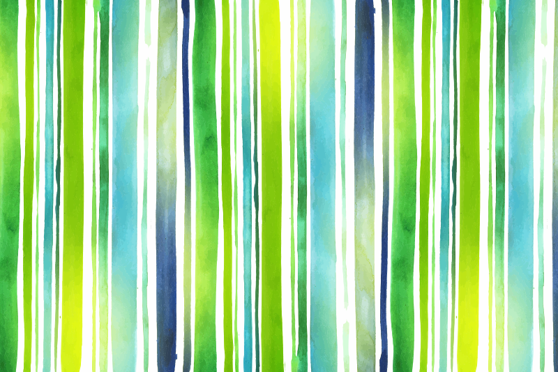 Vinyl carpet with watercolour stripes - TenStickers