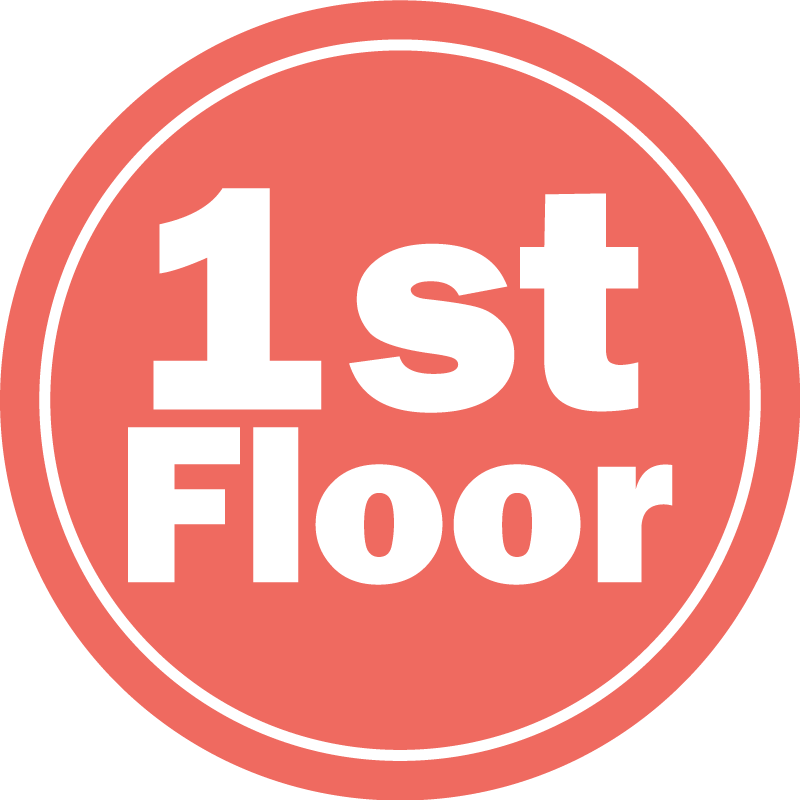 Vinyl carpet indicating which floor you are on - TenStickers